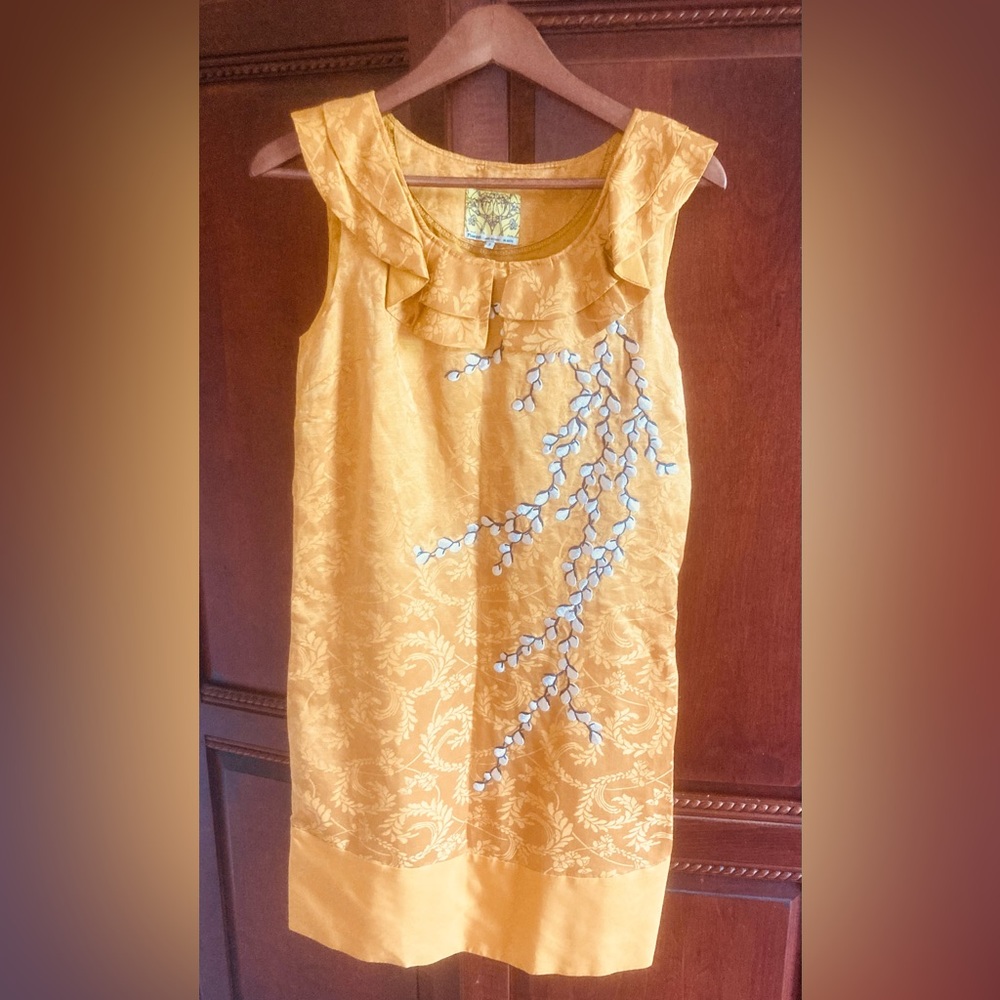 Silk floral dress